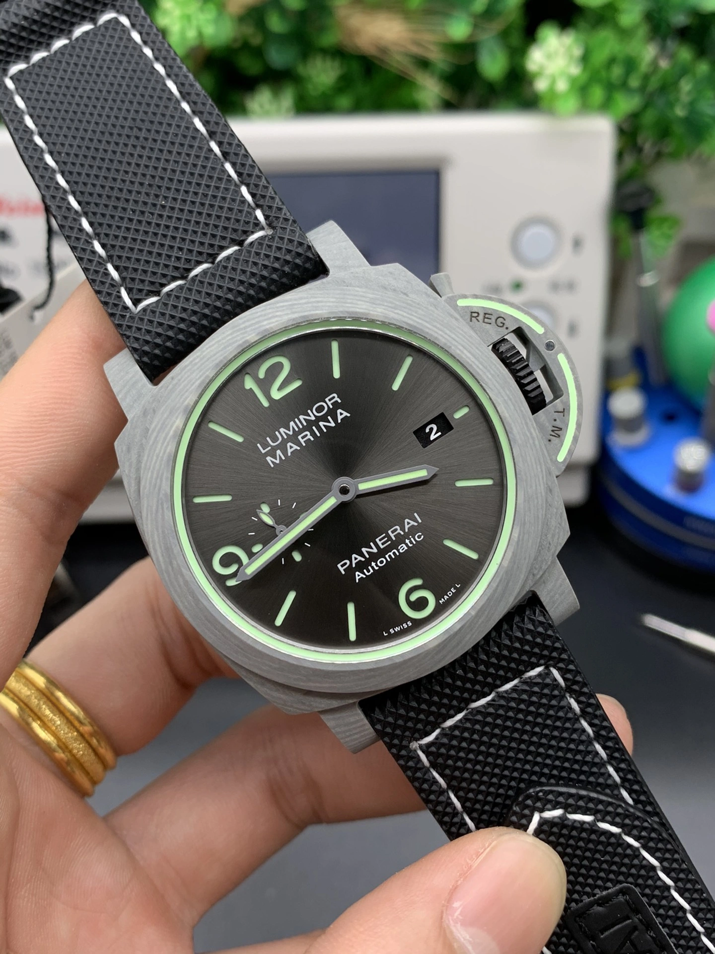 WeatherProof CBD Factory Panerai Luminor Marina Fibratech™ 44mm PAM01119 “70th Anniversary” 1:1 Super Clone – DDP.9010 Movement 380